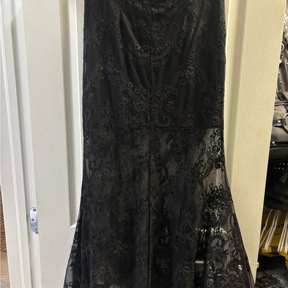 Killstar Black Lace Maxi Skirt - Picture 3 of 5